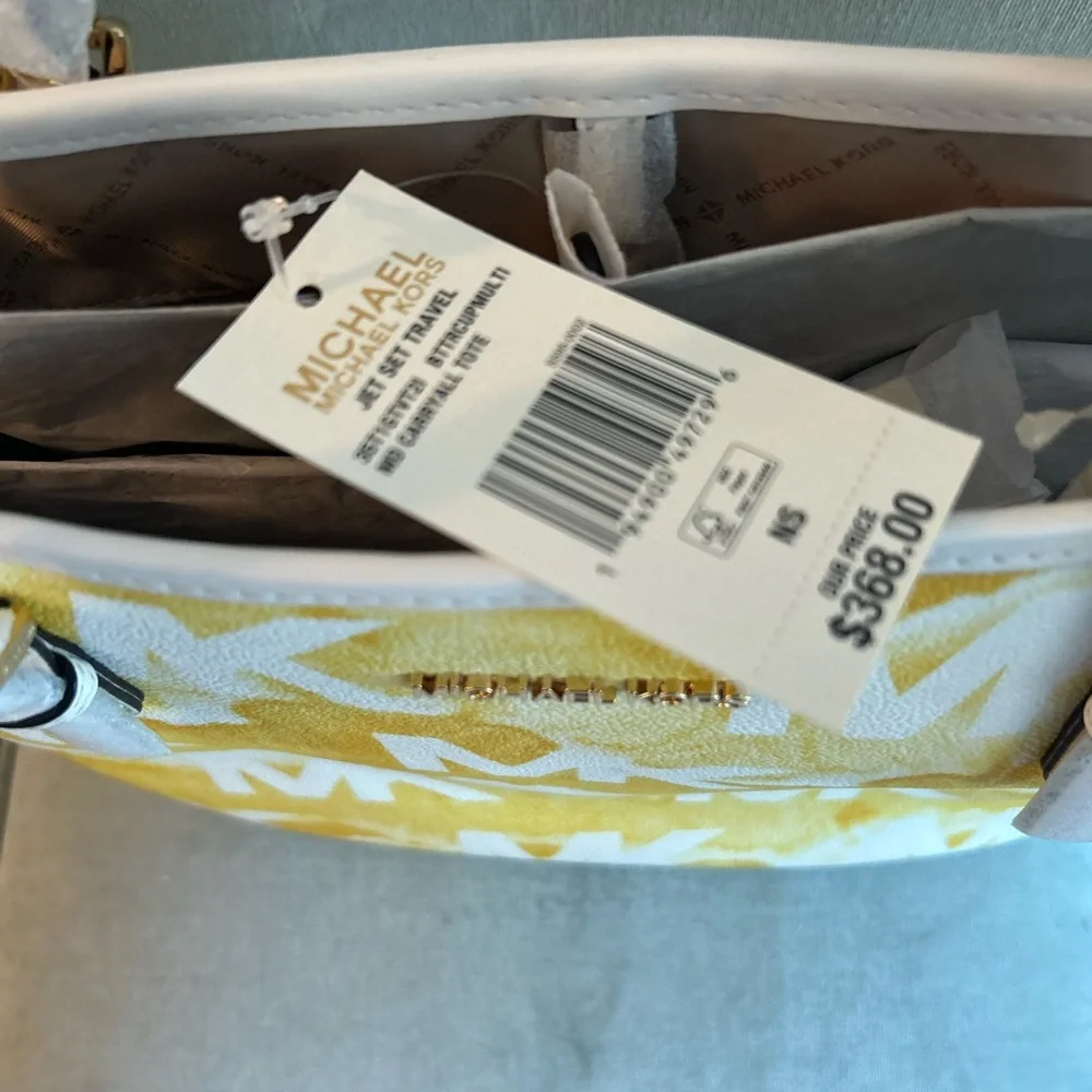 Michael Kors Jet Set Travel Tote - Buttercup  NWT